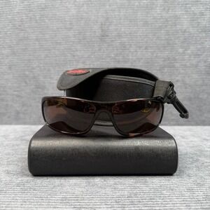 Bolle Anaconda Polarized Sunglasses Tortoise Shell Brown Lens 11432 Wrap Mens